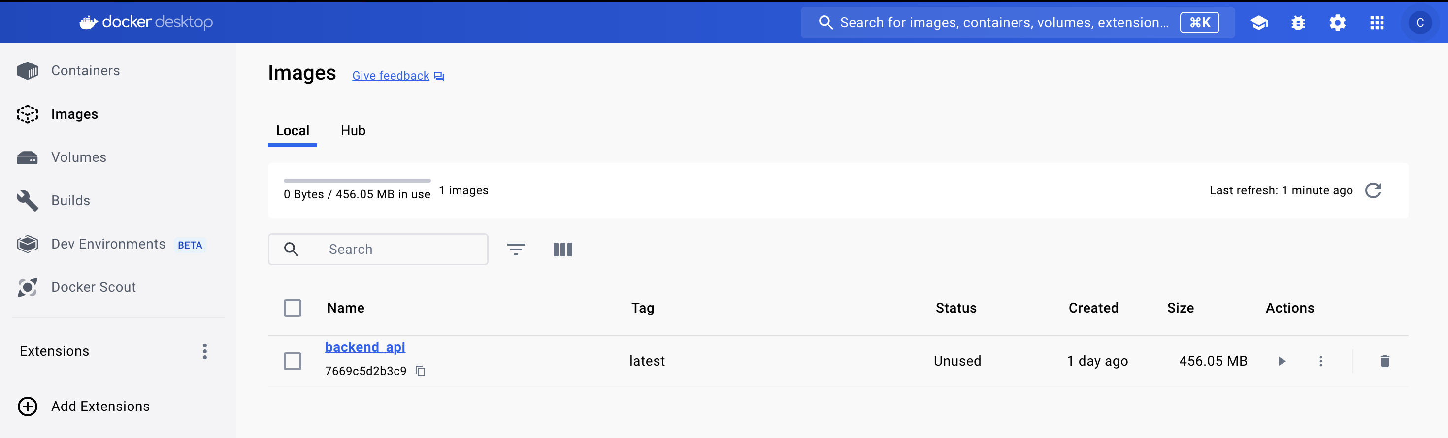 Docker image